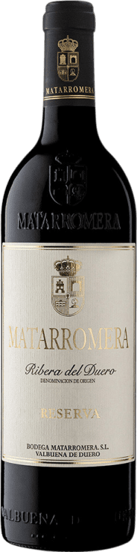 52,95 € Spedizione Gratuita | Vino Rosso Matarromera Riserva D.O. Ribera del Duero Castilla y León Spagna Tempranillo 75 cl