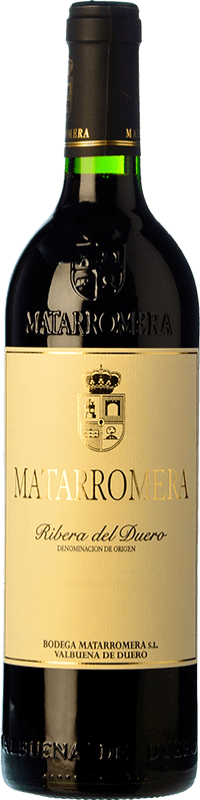 64,95 € Spedizione Gratuita | Vino Rosso Matarromera Crianza — Invecchiato in Botte D.O. Ribera del Duero Castilla y León Spagna Tempranillo Bottiglia Magnum 1,5 L