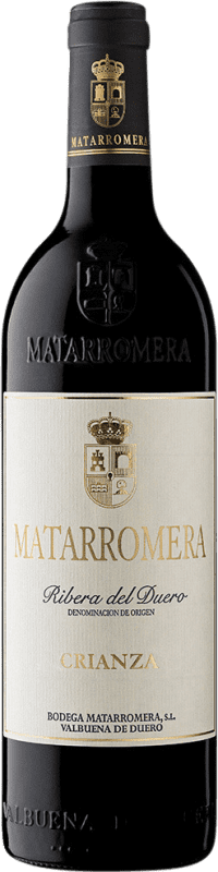 61,95 € Spedizione Gratuita | Vino Rosso Matarromera Crianza — Invecchiato in Botte D.O. Ribera del Duero Castilla y León Spagna Tempranillo Bottiglia Magnum 1,5 L
