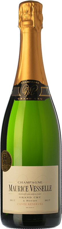 45,95 € Kostenloser Versand | Weißer Sekt Maurice Vesselle Cuvée Brut Reserve A.O.C. Champagne Champagner Frankreich Pinot Schwarz, Chardonnay Flasche 75 cl