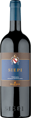 126,95 € Free Shipping | Red wine Mazzei Siepi I.G.T. Toscana Tuscany Italy Merlot, Sangiovese Bottle 75 cl