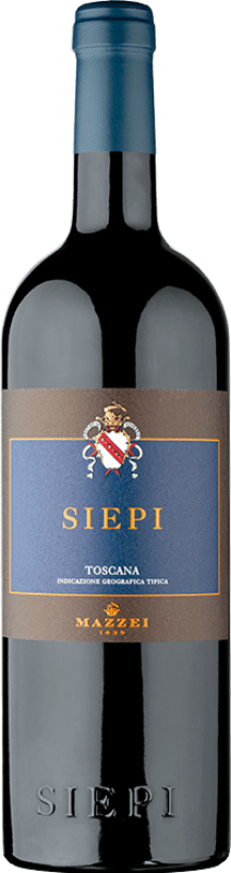 132,95 € Бесплатная доставка | Красное вино Mazzei Siepi I.G.T. Toscana Тоскана Италия Merlot, Sangiovese бутылка 75 cl