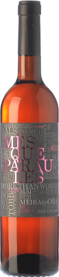 13,95 € Free Shipping | Rosé wine Més Que Paraules Rosat D.O. Pla de Bages Catalonia Spain Merlot, Sumoll Bottle 75 cl