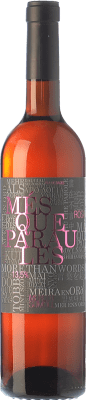9,95 € Spedizione Gratuita | Vino Rosato Més Que Paraules D.O. Pla de Bages Catalogna Spagna Merlot, Sumoll 75 cl