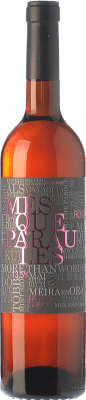 8,95 € Spedizione Gratuita | Vino rosato Més Que Paraules Rosat D.O. Pla de Bages Catalogna Spagna Merlot, Sumoll Bottiglia 75 cl