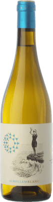 16,95 € Envío gratis | Vino blanco Mesquida Mora Acrollam Blanc D.O. Pla i Llevant Islas Baleares España Chardonnay, Parellada, Premsal Botella 75 cl