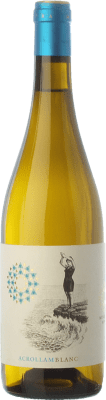 36,95 € Envío gratis | Vino Blanco Mesquida Mora Acrollam D.O. Pla i Llevant Islas Baleares España Chardonnay, Parellada, Premsal 75 cl