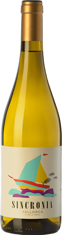 16,95 € 送料無料 | 白ワイン Mesquida Mora Sincronia I.G.P. Vi de la Terra de Mallorca バレアレス諸島 スペイン Chardonnay — シャルドネ, Parellada — パレリャーダ, Premsal — プレムサル Eco — エコ ビオ オーガニック ボトル 75 cl
