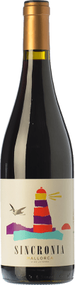 13,95 € Free Shipping | Red wine Mesquida Mora Sincronia Negre Joven I.G.P. Vi de la Terra de Mallorca Balearic Islands Spain Merlot, Syrah, Callet, Mantonegro Bottle 75 cl