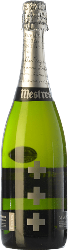 89,95 € 免费送货 | 白起泡酒 Mestres Mas Via 香槟 大储备 D.O. Cava 加泰罗尼亚 西班牙 Macabeo, Xarel·lo, Parellada 瓶子 75 cl
