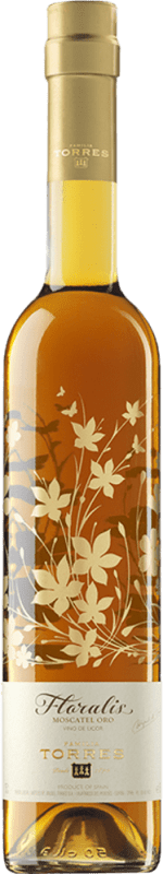 9,95 € 送料無料 | 甘口ワイン Torres Floralis Oro — ゴールドエディション スペイン Moscatel — マスカット ミディアムボトル 50 cl