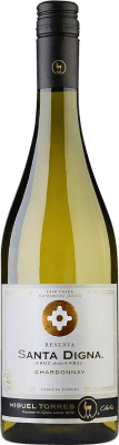 10,95 € Free Shipping | White wine Miguel Torres Santa Digna Young I.G. Valle Central Central Valley Chile Chardonnay Bottle 75 cl