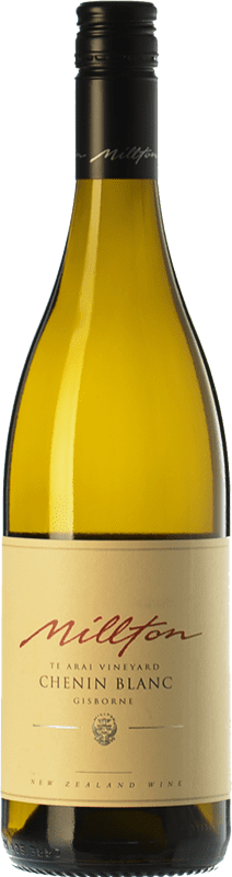 34,95 € Бесплатная доставка | Белое вино Millton Te Arai старения I.G. Gisborne Гисборн Новая Зеландия Chenin White бутылка 75 cl