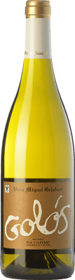 12,95 € Free Shipping | White wine Miquel Gelabert Golós Blanc Aged D.O. Pla i Llevant Balearic Islands Spain Muscat, Viognier, Riesling, Giró Blanco Bottle 75 cl