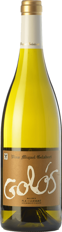 18,95 € Kostenloser Versand | Weißwein Miquel Gelabert Golós Crianza — Kurze Fassreifung D.O. Pla i Llevant Balearen Spanien Moscato — Muskateller, Viognier, Riesling, Giró 75 cl