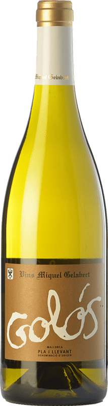 12,95 € Free Shipping | White wine Miquel Gelabert Golós Blanc Crianza D.O. Pla i Llevant Balearic Islands Spain Muscat, Viognier, Riesling, Giró Blanco Bottle 75 cl