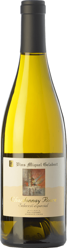 35,95 € Бесплатная доставка | Белое вино Miquel Gelabert Roure Отбор, Особый Crianza — Крианса D.O. Pla i Llevant Балеарские острова Испания Chardonnay — Шардоне Бутылка 75 cl
