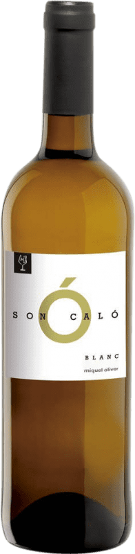 12,95 € Envío gratis | Vino Blanco Miquel Oliver Son Caló D.O. Pla i Llevant Islas Baleares España Premsal Botella 75 cl