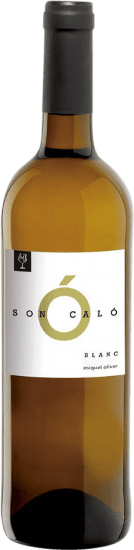 14,95 € Free Shipping | White wine Miquel Oliver Son Caló Blanc D.O. Pla i Llevant Balearic Islands Spain Premsal Bottle 75 cl