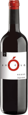 9,95 € Free Shipping | Red wine Miquel Oliver Son Caló Negre Young D.O. Pla i Llevant Balearic Islands Spain Callet, Fogoneu Bottle 75 cl