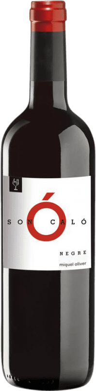 10,95 € Kostenloser Versand | Rotwein Miquel Oliver Son Caló Jung D.O. Pla i Llevant Balearen Spanien Callet, Fogoneu 75 cl