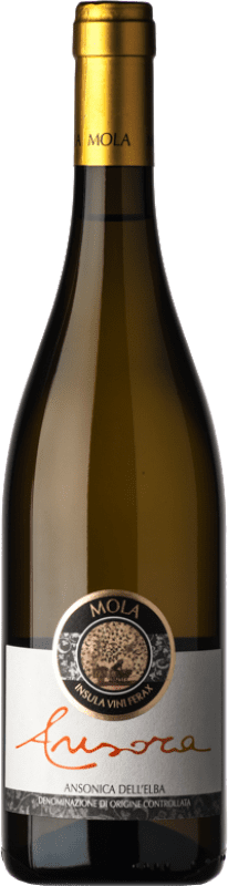 13,95 € Kostenloser Versand | Weißwein Mola Ansonica Ansora D.O.C. Elba Toskana Italien Malvasía, Ansonica, Procanico Flasche 75 cl