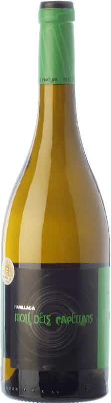 10,95 € Бесплатная доставка | Белое вино Molí dels Capellans Parellada D.O. Conca de Barberà Каталония Испания Parellada, Muscatel Small Grain бутылка 75 cl