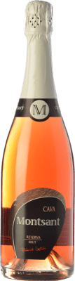 10,95 € Kostenloser Versand | Rosé Sekt Monastell Montsant Rosat Brut D.O. Cava Katalonien Spanien Spätburgunder, Trepat Flasche 75 cl