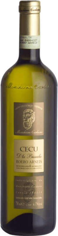 22,95 € Envoi gratuit | Vin blanc Monchiero Carbone Cecu D.O.C.G. Roero Piémont Italie Arneis Bouteille 75 cl