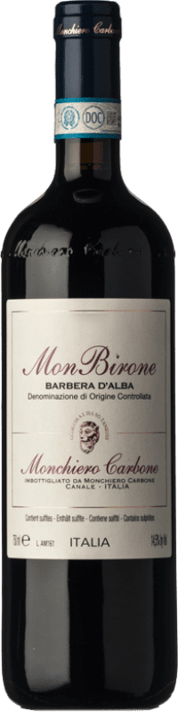 44,95 € Бесплатная доставка | Красное вино Monchiero Carbone MonBirone D.O.C. Barbera d'Alba Пьемонте Италия Barbera — Барбера 75 cl