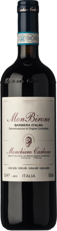 42,95 € Бесплатная доставка | Красное вино Monchiero Carbone MonBirone D.O.C. Barbera d'Alba Пьемонте Италия Barbera бутылка 75 cl