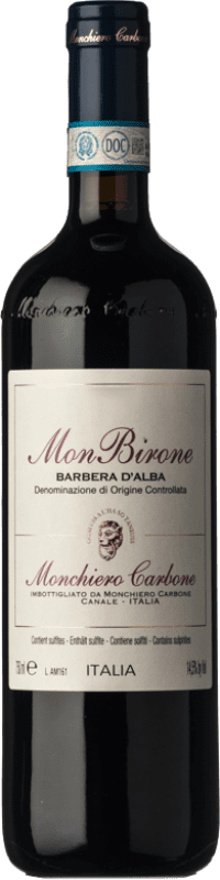 46,95 € Kostenloser Versand | Rotwein Monchiero Carbone MonBirone D.O.C. Barbera d'Alba Piemont Italien Barbera Flasche 75 cl