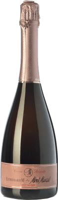 14,95 € Free Shipping | Rosé Sparkling Wine Mont Marçal Extremarium Brut Nature Young D.O. Cava Catalonia Spain Pinot Noir 75 cl