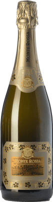29,95 € Kostenloser Versand | Weißer Sekt Monte Rossa Sansevè Satèn D.O.C.G. Franciacorta Lombardei Italien Chardonnay Flasche 75 cl