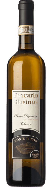 17,95 € Envío gratis | Vino blanco Monte Tondo Foscarin Slavinus D.O.C. Soave Veneto Italia Garganega Botella 75 cl