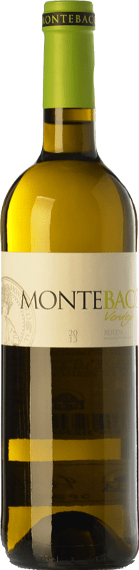8,95 € Бесплатная доставка | Белое вино Montebaco D.O. Rueda Кастилия-Леон Испания Verdejo бутылка 75 cl