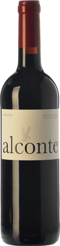 14,95 € 免费送货 | 红葡萄酒 Montecastro Alconte Crianza — 陈酿 D.O. Ribera del Duero 卡斯蒂利亚莱昂 西班牙 Tempranillo — 丹魄 75 cl