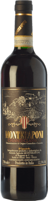 49,95 € Free Shipping | Red wine Monteraponi Campitello Riserva Reserve D.O.C.G. Chianti Classico Tuscany Italy Sangiovese, Colorino, Canaiolo Bottle 75 cl