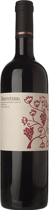 68,95 € Envio grátis | Vinho tinto Montevetrano I.G.T. Colli di Salerno Campania Itália Merlot, Cabernet Sauvignon, Aglianico Garrafa 75 cl