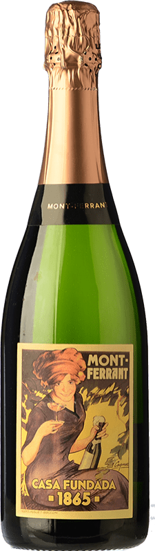 8,95 € Spedizione Gratuita | Spumante Bianco Mont-Ferrant La Señora Brut Nature D.O. Cava Catalogna Spagna Macabeo, Xarel·lo, Chardonnay, Parellada 75 cl