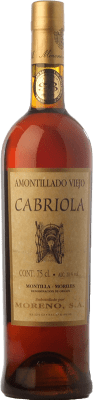 99,95 € Spedizione Gratuita | Vino fortificato Moreno Amontillado Viejo Cabriola D.O. Montilla-Moriles Andalusia Spagna Pedro Ximénez Bottiglia 75 cl