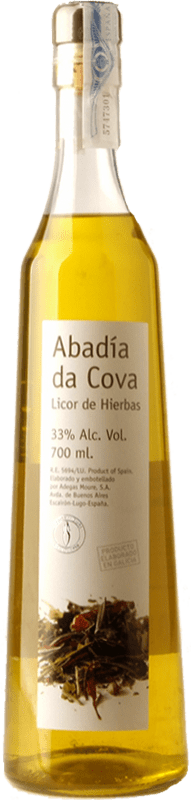 14,95 € Envio grátis | Licor de ervas Moure Abadía da Cova D.O. Orujo de Galicia Galiza Espanha Garrafa 70 cl