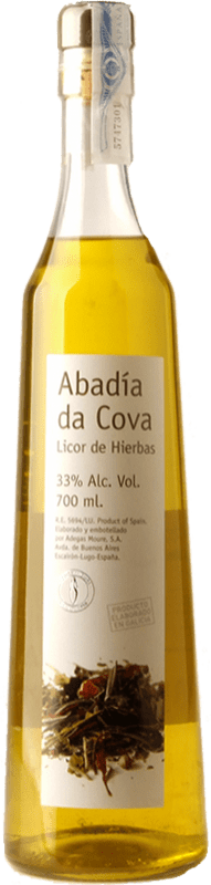 14,95 € Бесплатная доставка | Травяной ликёр Moure Abadía da Cova D.O. Orujo de Galicia Галисия Испания Бутылка 70 cl