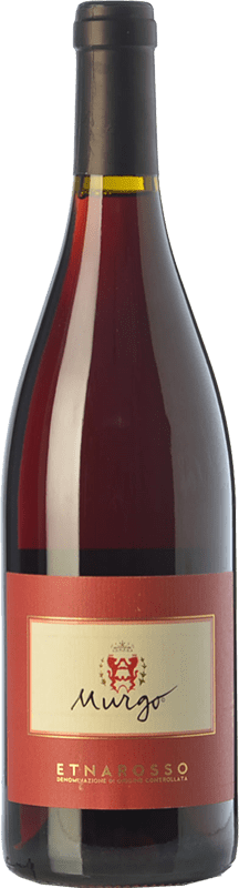13,95 € Envio grátis | Vinho tinto Murgo Rosso D.O.C. Etna Sicília Itália Nerello Mascalese, Nerello Cappuccio Garrafa 75 cl