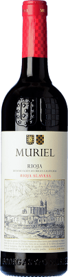 10,95 € 免费送货 | 红酒 Muriel Fincas de la Villa 岁 D.O.Ca. Rioja 拉里奥哈 西班牙 Tempranillo 瓶子 75 cl