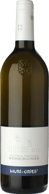 18,95 € Spedizione Gratuita | Vino bianco Muri-Gries Weissburgunder D.O.C. Alto Adige Trentino-Alto Adige Italia Pinot Bianco Bottiglia 75 cl