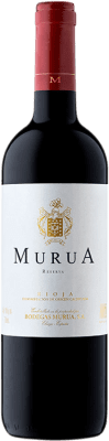 21,95 € Бесплатная доставка | Красное вино Masaveu Murua Резерва D.O.Ca. Rioja Ла-Риоха Испания Tempranillo — Темпранильо, Graciano — Грасиано, Mazuelo — Масуэло Бутылка 75 cl