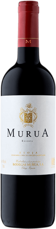 21,95 € Бесплатная доставка | Красное вино Masaveu Murua Резерва D.O.Ca. Rioja Ла-Риоха Испания Tempranillo — Темпранильо, Graciano — Грасиано, Mazuelo — Масуэло Бутылка 75 cl
