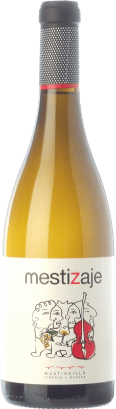 9,95 € Free Shipping | White wine Mustiguillo Mestizaje D.O.P. Vino de Pago El Terrerazo Valencian Community Spain Malvasía, Viognier, Merseguera Bottle 75 cl