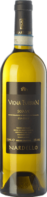 13,95 € Envio grátis | Vinho Branco Nardello Vigna Turbian Clássico D.O.C. Soave Vêneto Itália Trebbiano, Garganega 75 cl